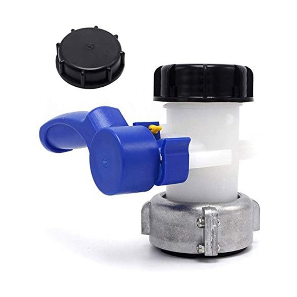 IBC Water Tank Adapter Outlet Tap Stopcock Adapter IBC Tote Tank อุปกรณ์ท่อ