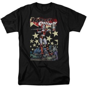 Dc Comics - Harley Quinn - Quinn One - เสื้อยืดผู้ใหญ่เสื้อผ้าผู้ชายขายร้อนใหม่ที่โดดเด่น