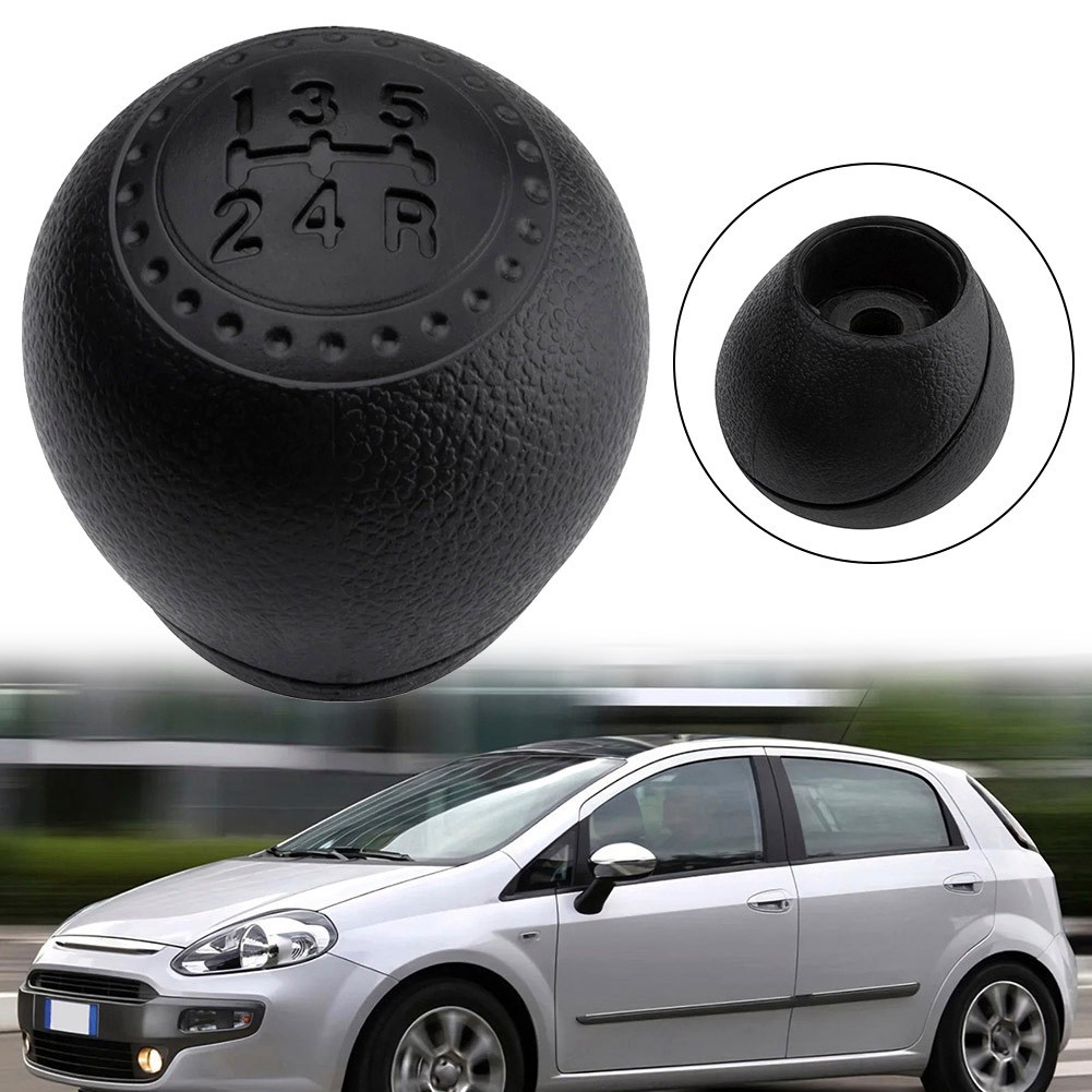 (BESTSH-PH) 5 ความเร็วสําหรับ FIAT สําหรับ PUNTO 188 1999-2012 คู่มือเกียร์ Shift Knob สีดํา