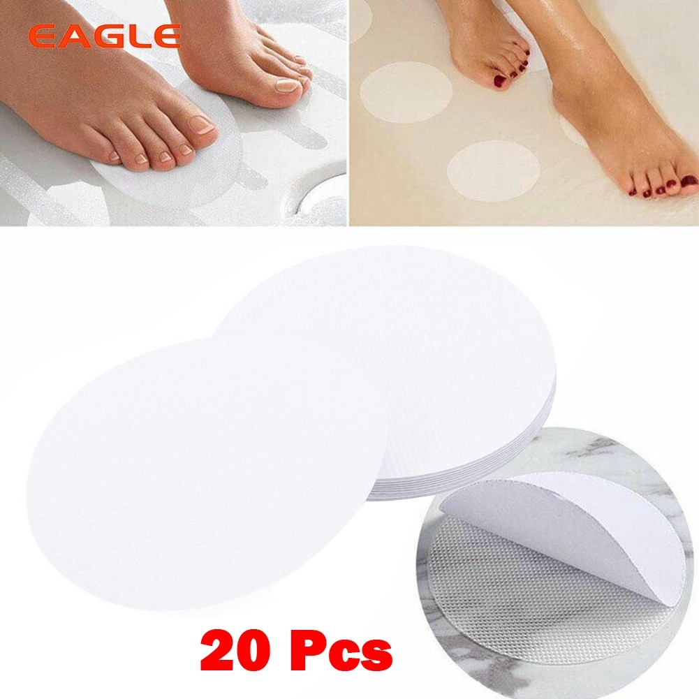 EAGLE HOT20pcs Anti Slip Strips สติกเกอร์ห้องน้ําบันไดอาบน้ํา Bath Safe Non Slip Pads