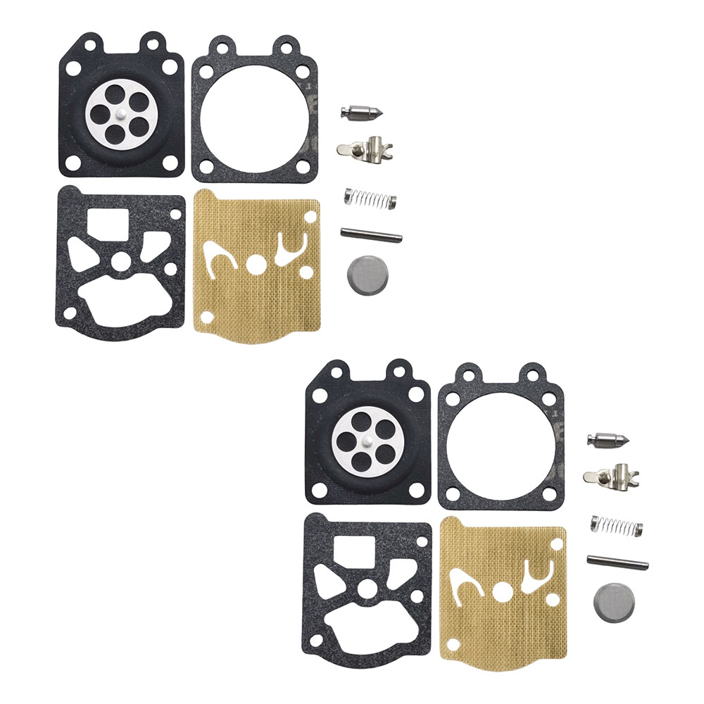 2pcs คาร์บูเรเตอร์ Rebuild Repair ชุดไดอะแฟรมสําหรับ MS180 MS170 018 017 MS 180 170 Zama RB-77 Chainsaw เปลี่ยนชิ้นส่วน