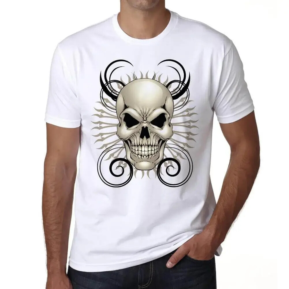 เสื้อยืด Mens Devils Skull Devils Skull Devils Skull Vintage