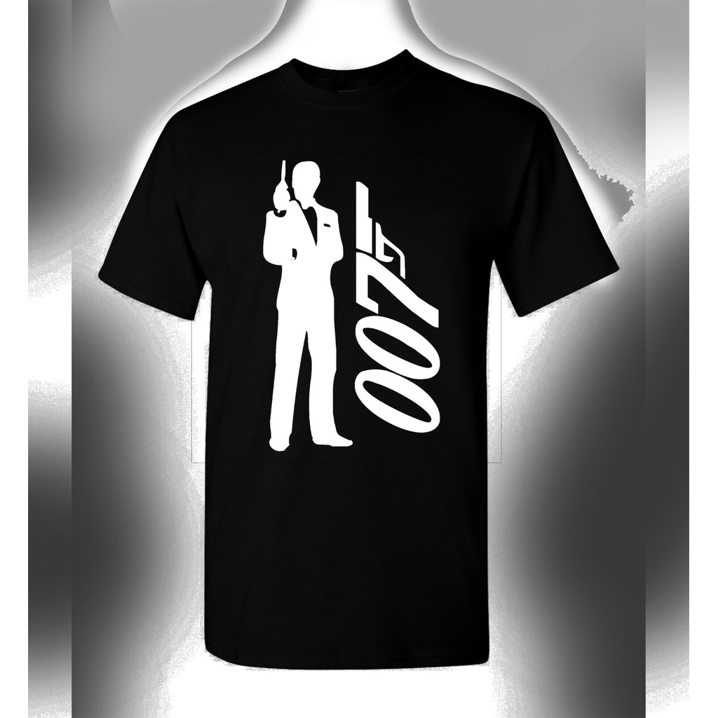เสื้อยืด ธีม James Bond รวมลายจากภาพยนตร์ยอดนิยม GoldenEye, Casino Royale และ Dr. No