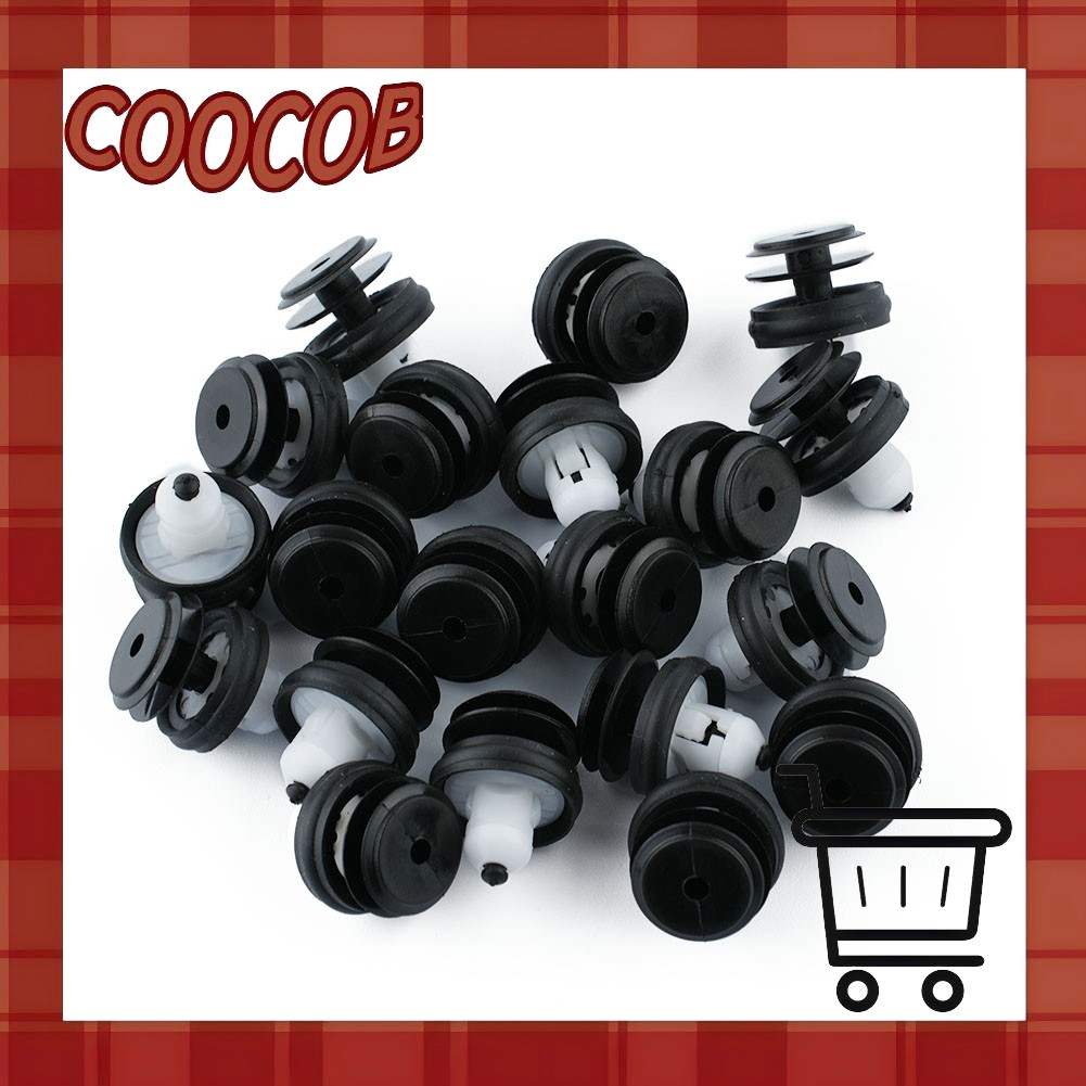 Coocob. สําหรับ BMW 3 5 6 สําหรับ X5 X6 สําหรับ X7 Z4 ประตู TRIM PANEL CLIP พร้อม SEAL 511-41-7-325-