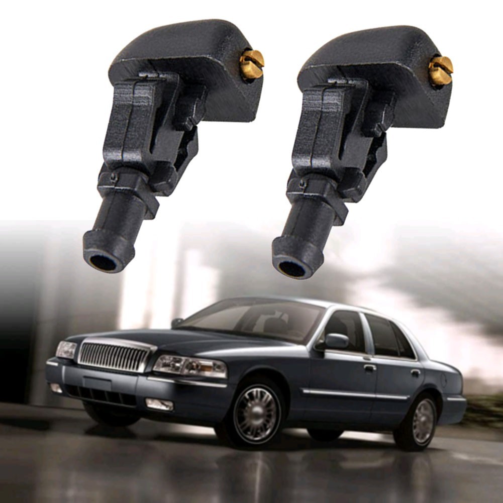 [JAKO-Hot]❀ 2 ชิ้นกระจก Wiper เครื่องซักผ้าสเปรย์ Jet หัวฉีดสําหรับ Ford F150 04-14 3W7Z17603AA❀