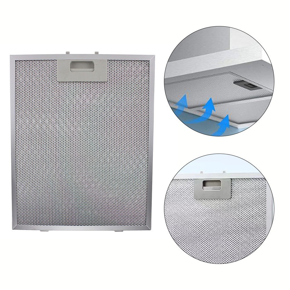 เครื่องดูดควันช่วงกรองน้ํามันเครื่อง Baffle Range Hood อุปกรณ์เสริม 340x280x9mm ราคา ถูกที่สุด ดีลบีเคเค แกลเลอรีภาพที่ 6