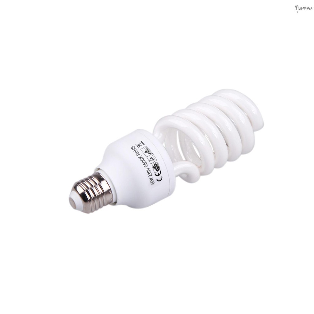 E27 220V 5500K 45W Photo Studio bulb การถ่ายภาพวิดีโอ Daylight Light Lamp Nmus LED bulb