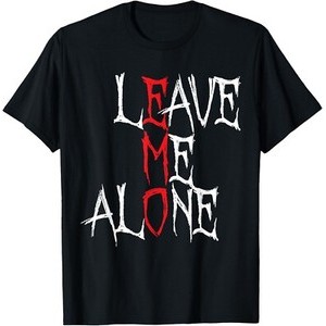 Leave me Alone Emo clothing Emocore Emo Music Fan เสื้อยืด Emo