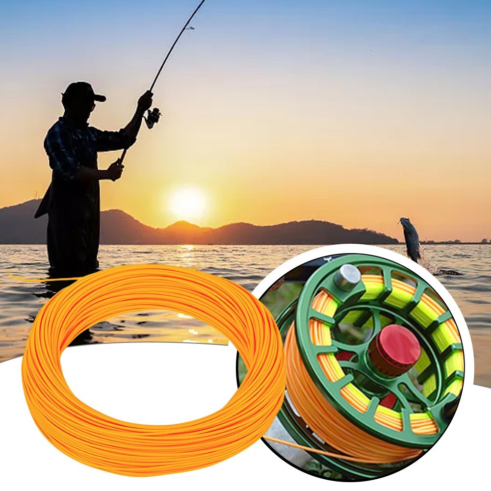 THAhigh quality Trout Fly line Floating 75ft ยาว 7wt WF lines