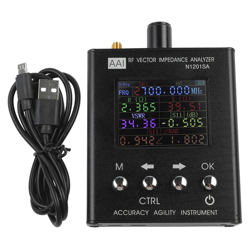 [SWHOME] N1201SA RF Vector Impedance ANT SWR เครื่องวิเคราะห์เสาอากาศเครื่องทดสอบมิเตอร์ 140MHz