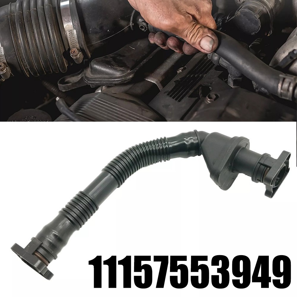 [GR]ท่อไอดีเครื่องยนต์ท่อระบายข้อเหวี่ยงสําหรับ BMW 535i 335i XDrive 11157553949