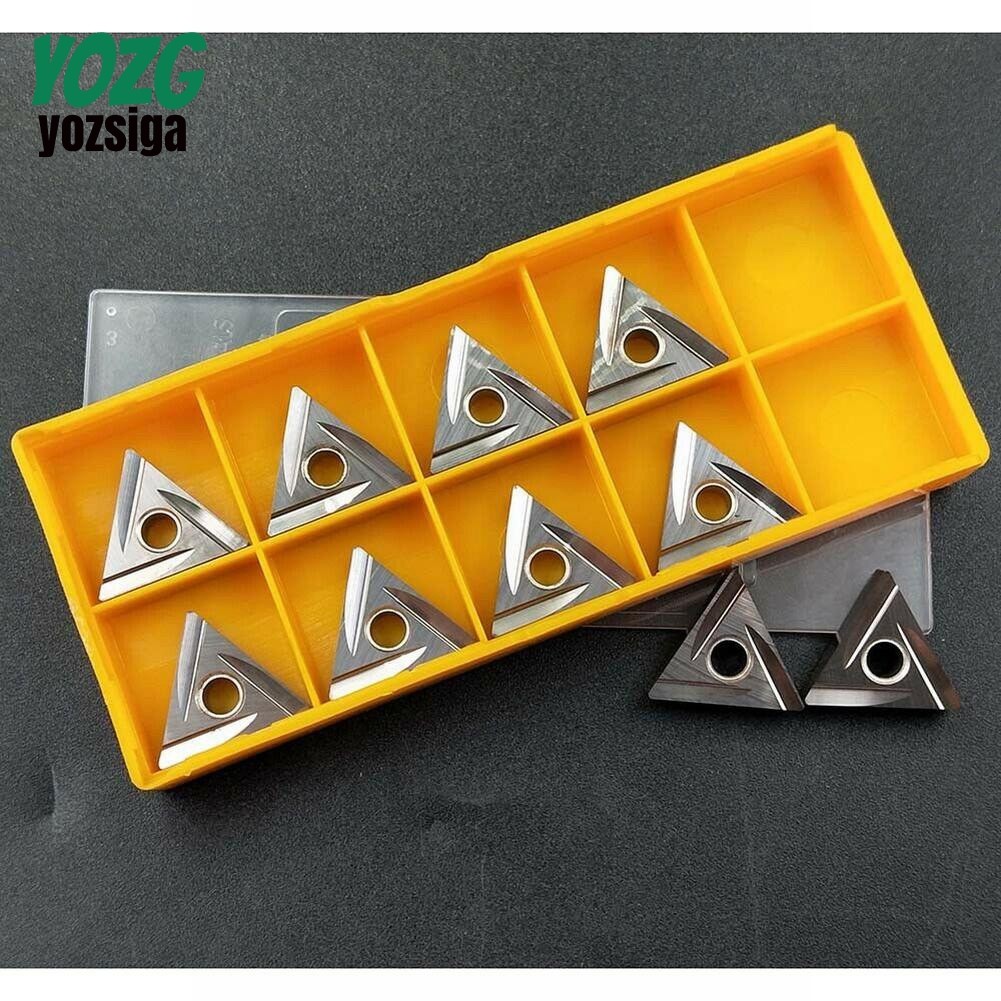 10 ชิ้น TNMG160404R-2G TNMG331R 2G เครื่องกลึง cnc เปลี่ยนเซรามิคแทรกสําหรับเหล็ก
