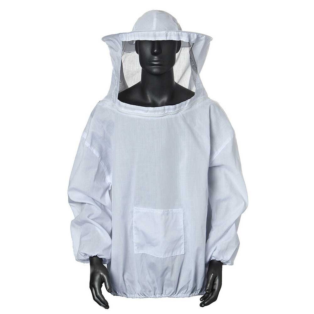 <APRTY>เสื้อแจ็คเก็ต 2 ชิ้น Bee Keeper Keeping Suit Pull Over Hat V eil Smock Protect
