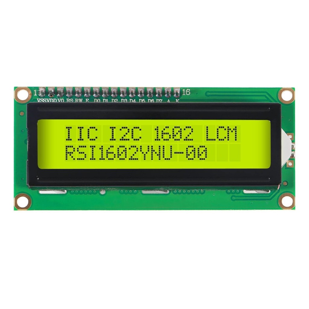 [SWHOME] 1602 16x2 LCD Module Shield Blue/Yellow Green Backlight 5V LCD Module Display [AUG]