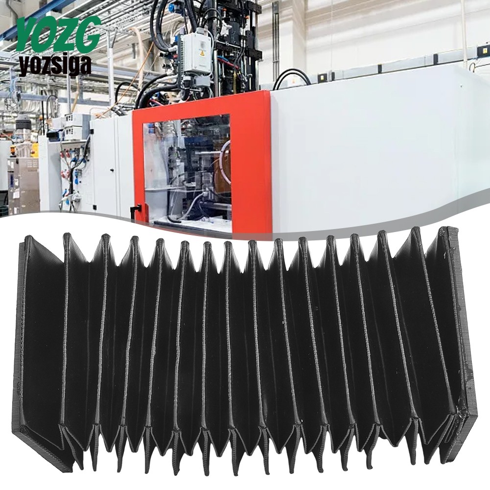 HGR20 Bellows รางนําเชิงเส้น CNC ฝาครอบกันฝุ่นผ้ายืดความยาว