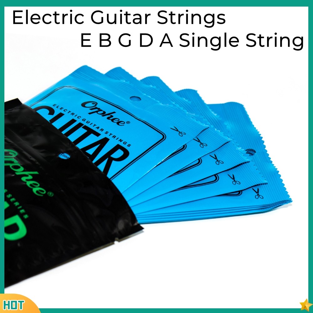 JY Orphee สายกีตาร์ไฟฟ้า EBGDA Single String Super Light Gauge 009-042