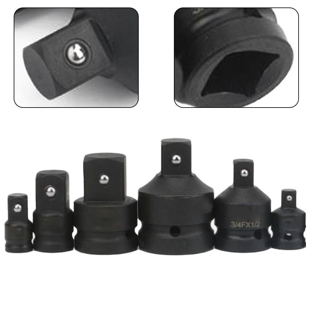 [Q-SMARTCHOICE] ตัวแปลงซ็อกเก็ต 1 ชิ้น Adaptor1/2 ถึง 3/8 3/8to1/4 3/4 ถึง1/2 Impact Socket Adaptor❀