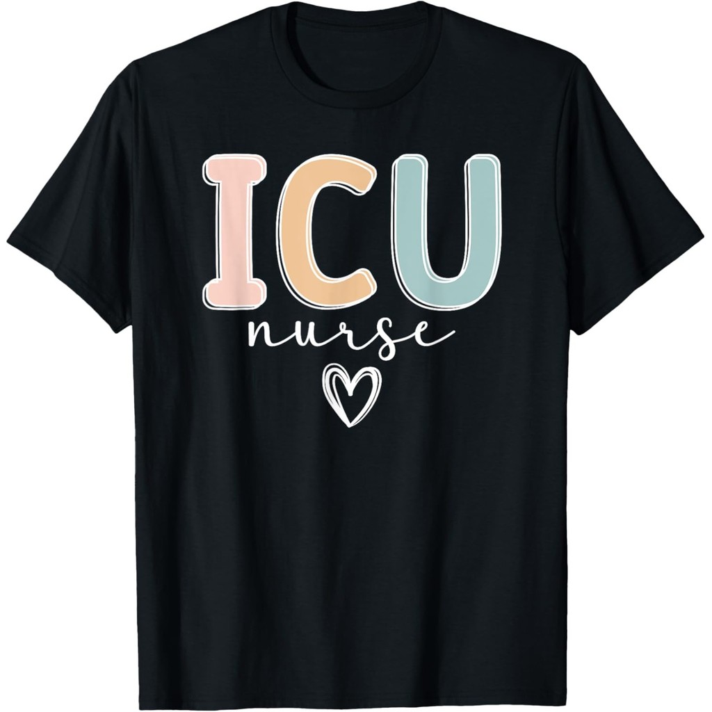 Icu Nurse Boho Intensive Care Unit พยาบาล Icu เสื้อยืดพยาบาล