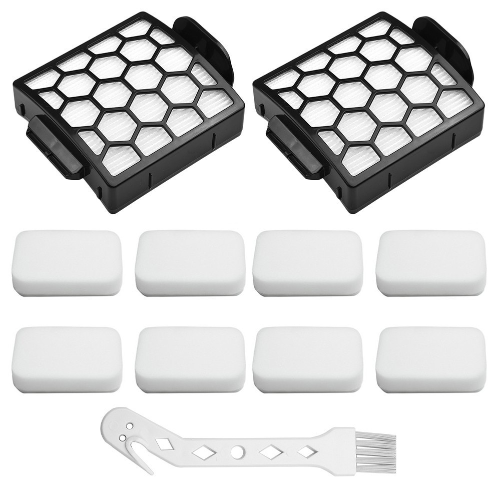 โฟม + รู้สึก, ชุดไส้กรอง HEPA สําหรับ Shark ZU60, ZU62, NV255, NV150