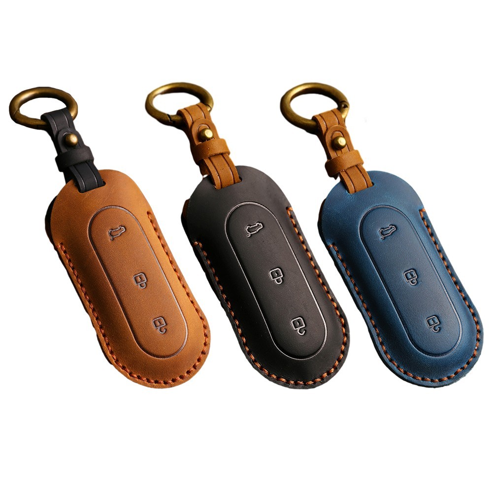 SUNYLF HOTReady Stock Leather Remote Key Fob Cover For Leading Li Auto L9 2022 for Ideal