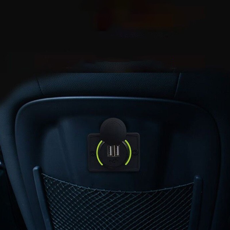 [GR] 12-24V 3.1A Dual USB Car Charger สําหรับรถยนต์ Bus Boat Camper Caravan Accessories