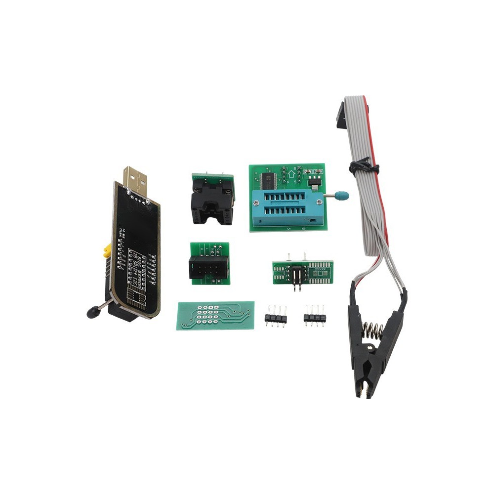 [SWHOME] สําหรับ EEPROM สําหรับ BIOS สําหรับโปรแกรมเมอร์ USB สําหรับ CH341A สําหรับอะแดปเตอร์ SOIC8 