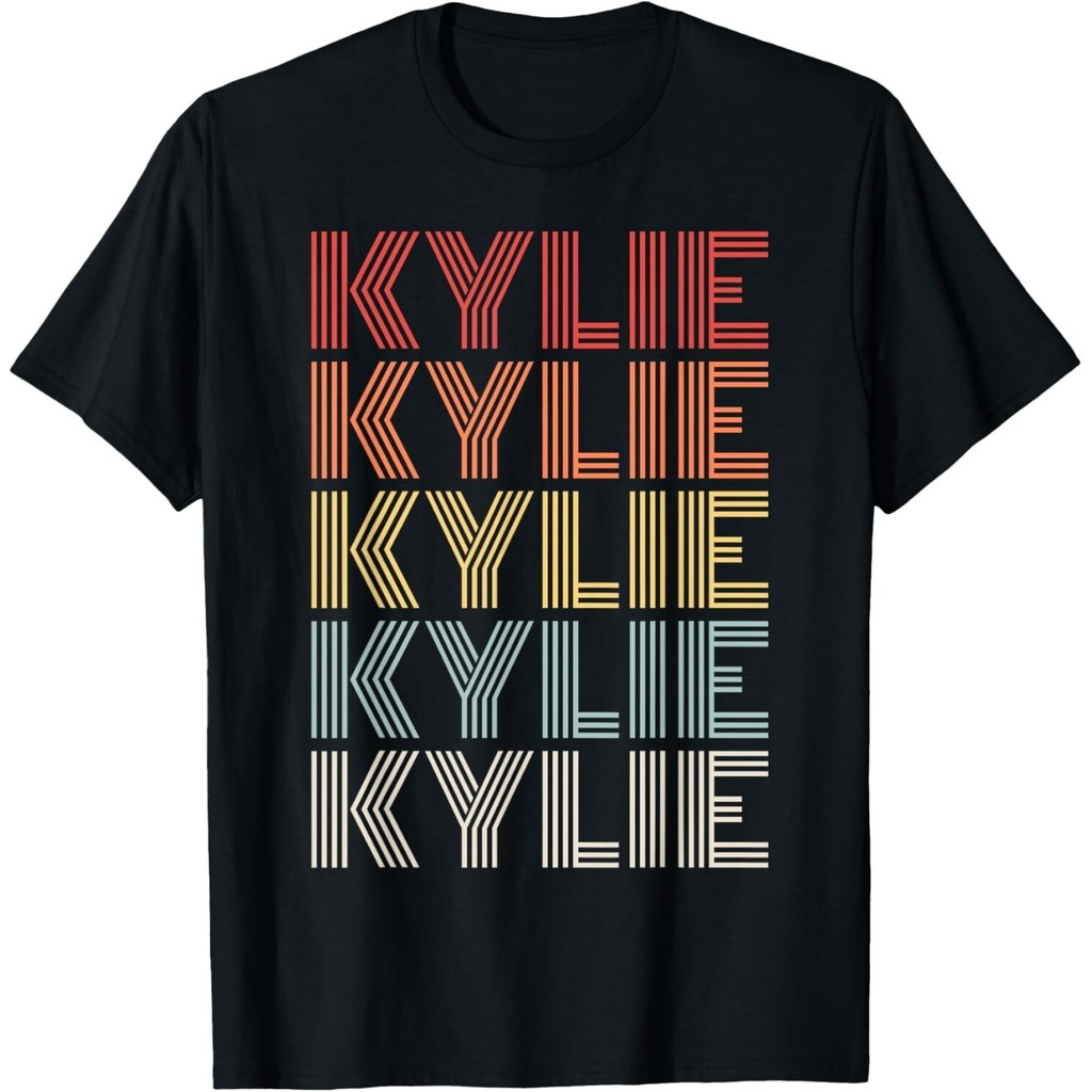 ชื่อส่วนบุคคล Kylie Vintage Kylie Retro Men เสื้อยืด