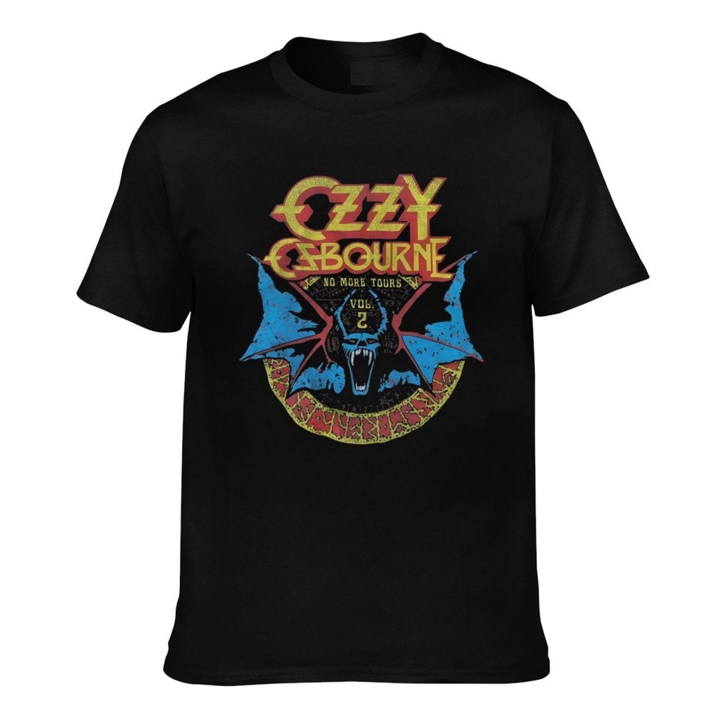 เสื้อยืด Ozzy Osbourne Bat Circle สไตล์ใหม่ ออกแบบมาสำหรับผู้ชายไซส์ XS-3XL