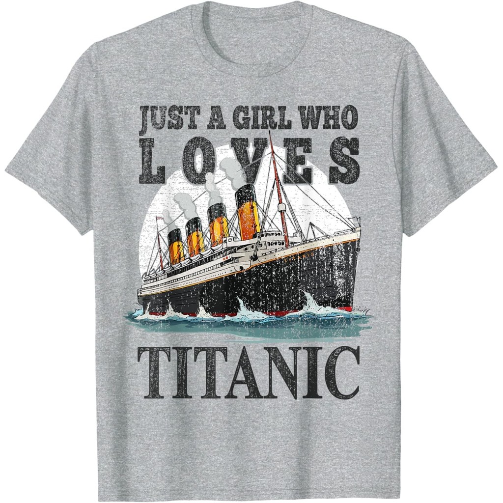 Ship Just A Who Loves Titanic Boat Titanic T-Shirt