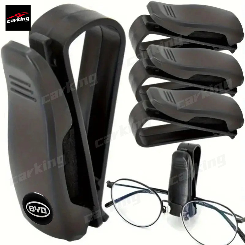 กล่องใส่แว่นตาในรถยนต์สากลที่บังแดดที่ใส่แว่นตาคลิปหนีบแว่นตาตั๋วบัตรที่ใส่แว่นตาอุปกรณ์ตกแต่งภายในร