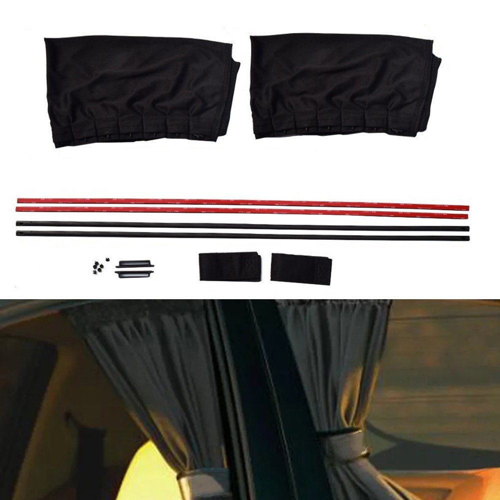 พร้อมสต็อก 2 ชิ้นรถ Van SUV VIP Casement Curtain Anti-shade Visor 50 ซม.x47 ซม.
