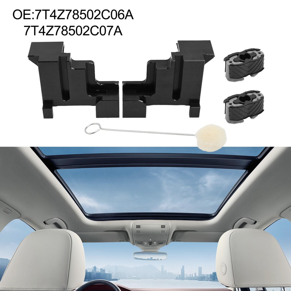 Ready Stock ชุดซ่อมซันรูฟสําหรับ Ford Sunroof Track Guide Rails Assembly 7T4Z78502C06A