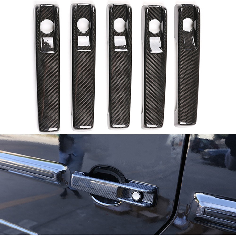 APRTY คาร์บอนไฟเบอร์มือจับประตูสําหรับ Benz G Class W463 W464 G63 2019-2021