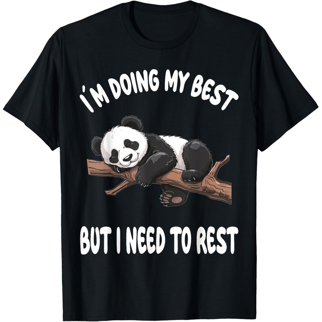 Panda Official Sleepshirt ชุดนอน Nightgown เสื้อยืด Mans