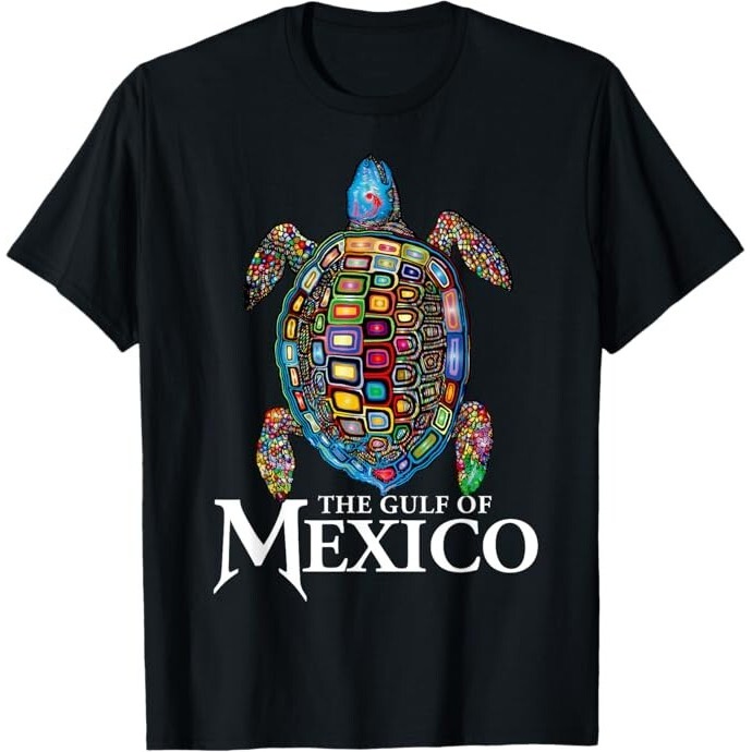 เสื้อยืด Graphic Sea Turtle Gulf Of Mexico Never Forget