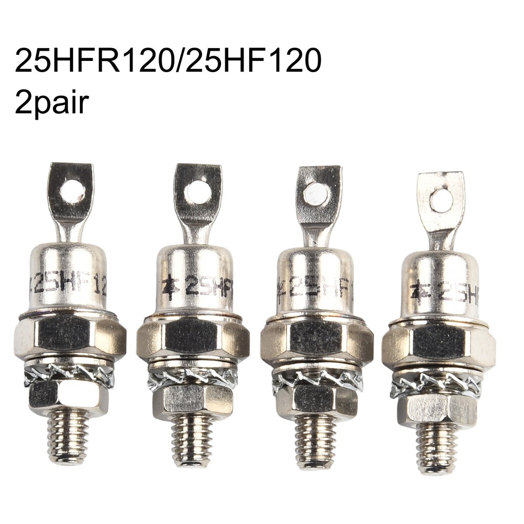 [SWHOME] 2 คู่ 25HFR120/25HF120 Rectifier Diode Forward/Reverse Polarity Rectifier 25A [AUG]