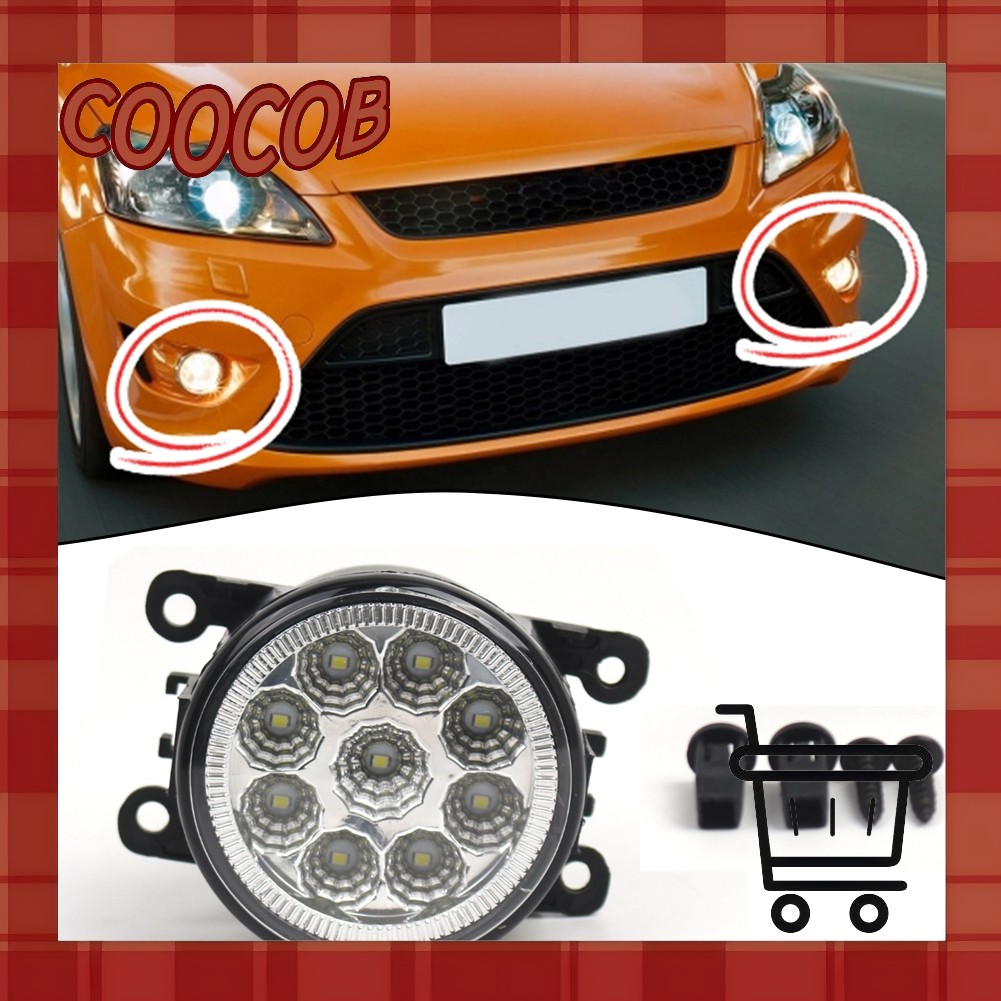 โคโคบ. L&R ไฟตัดหมอก LED 4F9Z15200AA สําหรับ Legacy สําหรับ Nissan สําหรับ Ford สําหรับ Suzuki