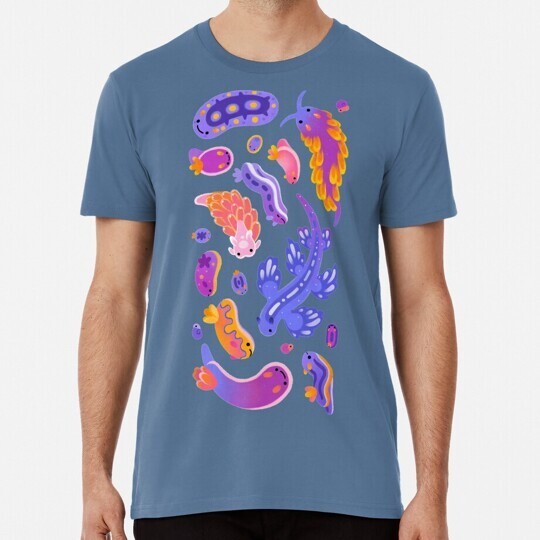 เสื้อยืดโอเนค พาสเทล Sea Slug สไตล์ใหม่สำหรับผู้ชาย