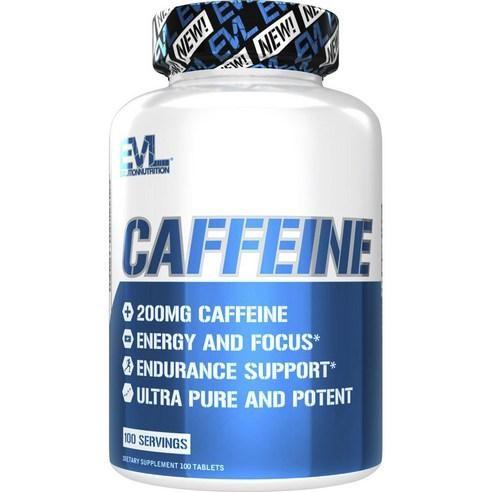 EVLUTION NUTRITION Caffeine Tablets 100 เม็ด 1 ขวด