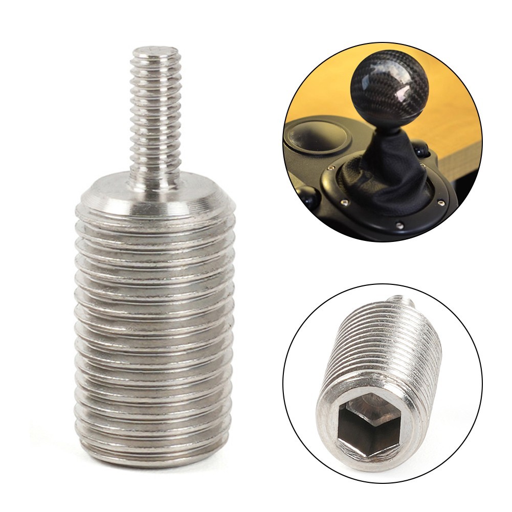 พร้อมสต็อกอะแดปเตอร์เกียร์ Shifter สําหรับ Logitech G29 G923 การปรับเปลี่ยนหัวเกียร์โลหะผสม