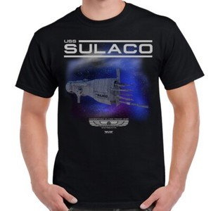 เสื้อยืดผู้ชาย สไตล์ย้อนยุค 80s 90s กราฟิก O-คอ USS Slaaco