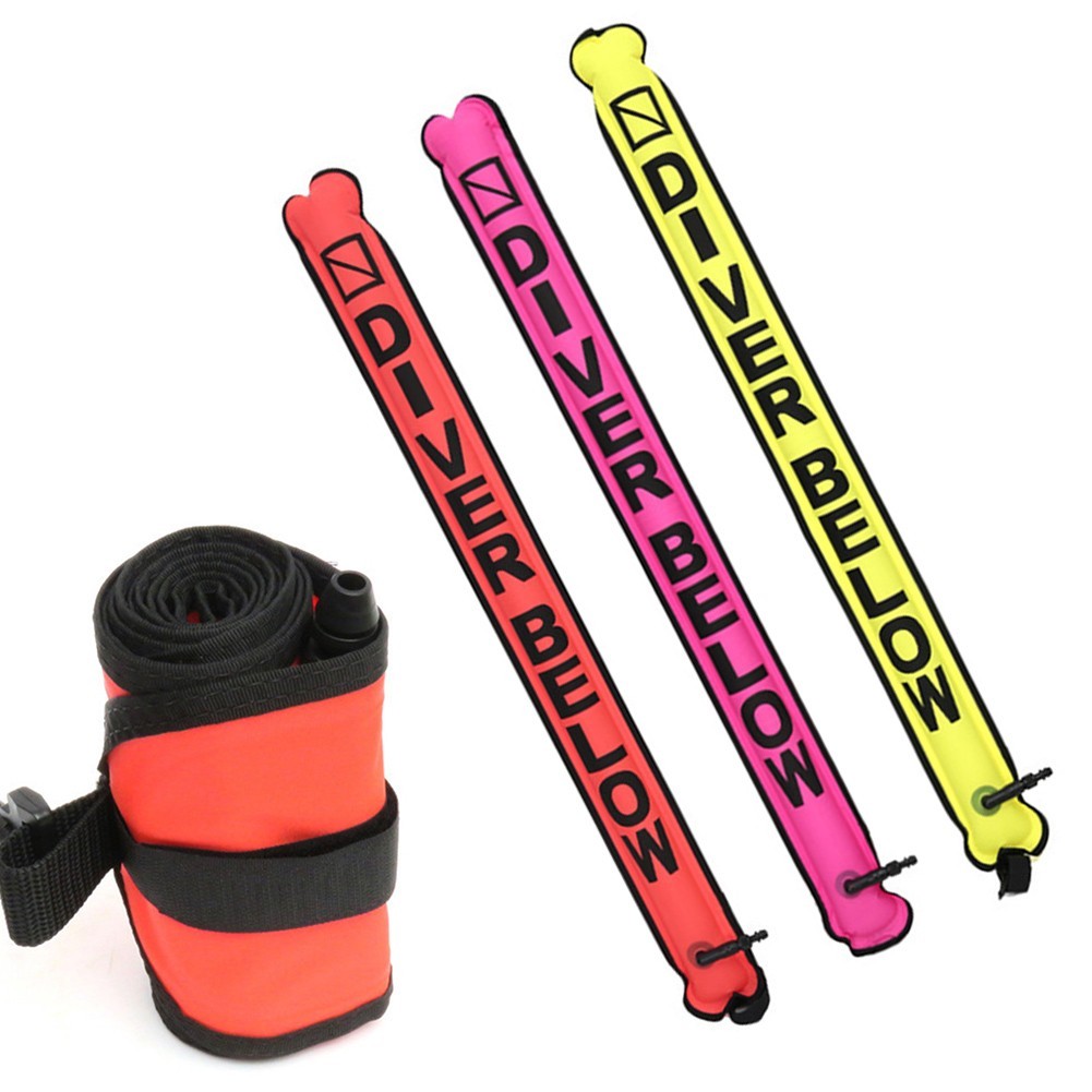 FEX ดําน้ํา SMB Marker Buoy Inflatable Scuba สัญญาณหลอดสําหรับใต้น้ํา