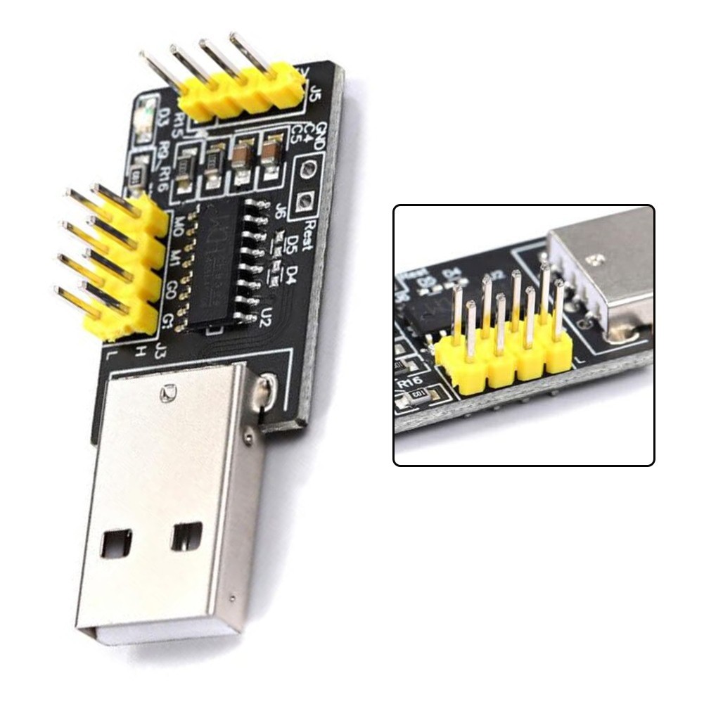 [DRE] 2 ชิ้น CH9329 โมดูลตัวแปลง USB HID สําหรับพัฒนาการเกมไม่มีไดร์เวอร์