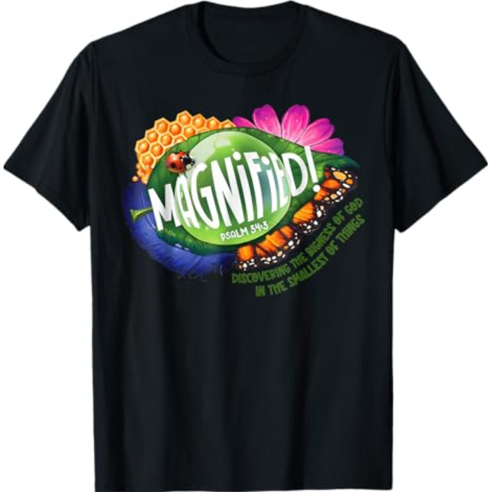 Vbs 2025 Magnified Smallest แมลงผจญภัย Vbs เสื้อยืดผู้ชาย