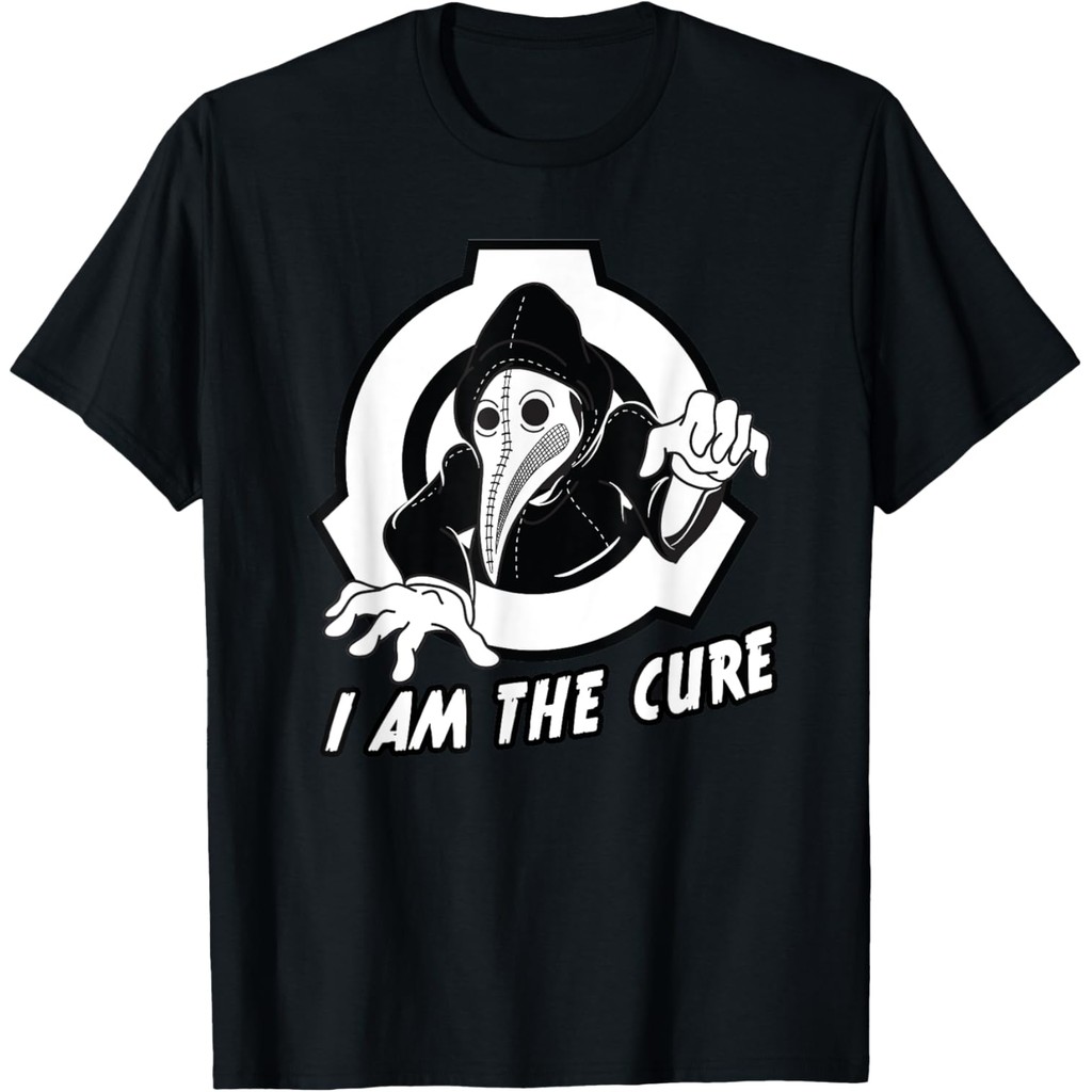 เสื้อยืดผ้าฝ้ายผู้ชาย SCP Foundation SCP-049 Plague doctor เสื้อยืด Vintage เสื้อยืด 4XL , 5XL , 6XL