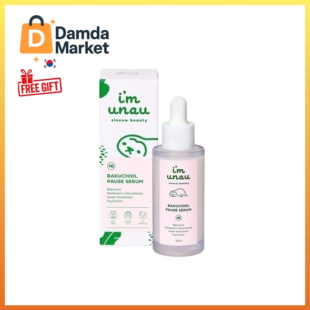 [im unau PAUSE] BAKUCHIOL PAUSE SERUM/ Slooow Aging care Serum / imanu / Wrinkle Care / Skin relaxin