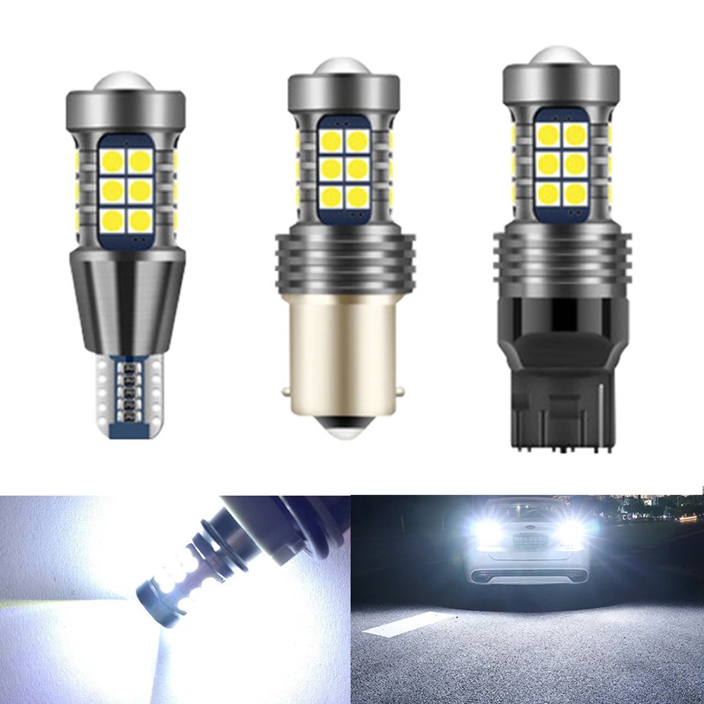 [Q-SMARTCHOICE] T20 /T15/1156 รถ Strobe 3 ครั้งสํารอง LED หลอดไฟถอยหลังไฟเลี้ยว❀