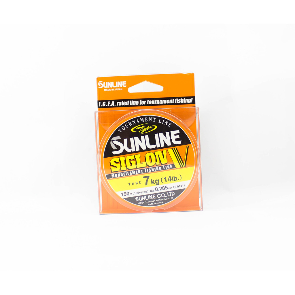 Sunline Monofilament Line Siglon V 150m 14lb เส้นผ่านศูนย์กลาง 0.285mm (0482)