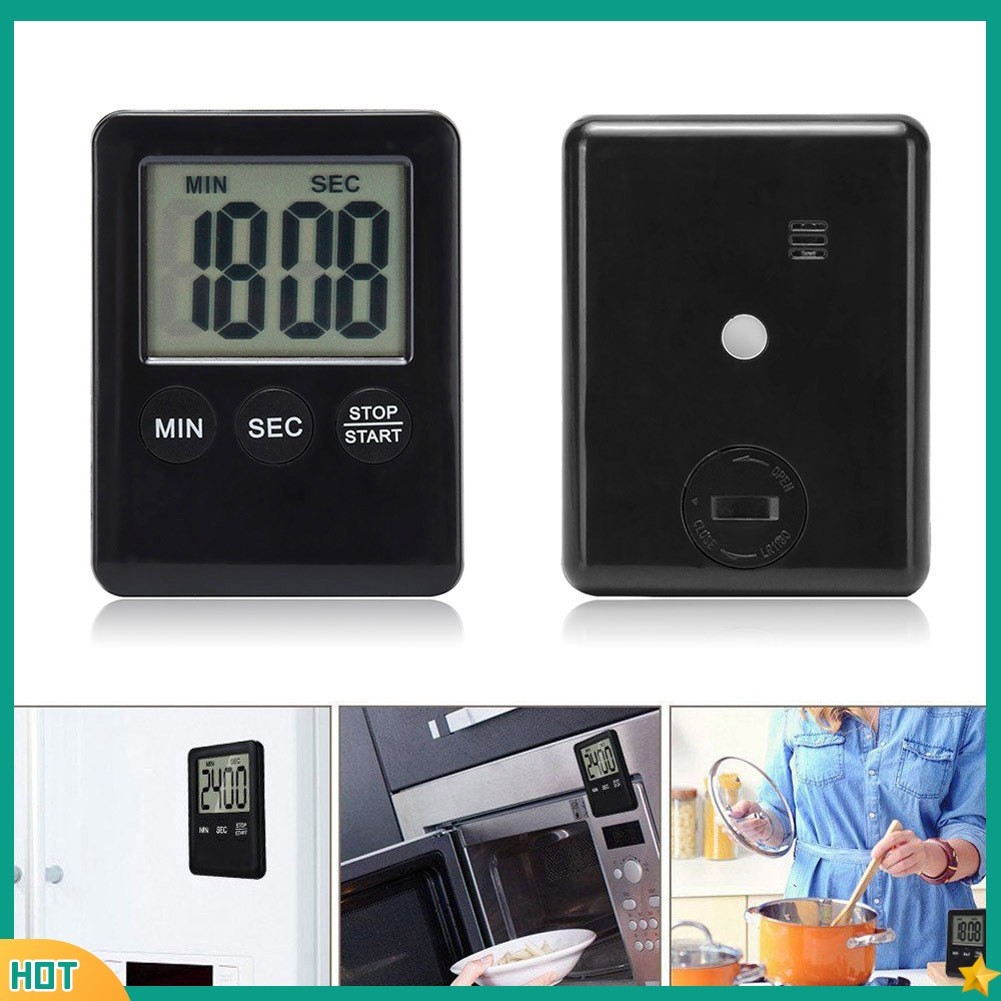 JY LCD สําหรับไข่ Timer Timer Timer นาฬิกาครัวนาฬิกาจับเวลา Timer Stand