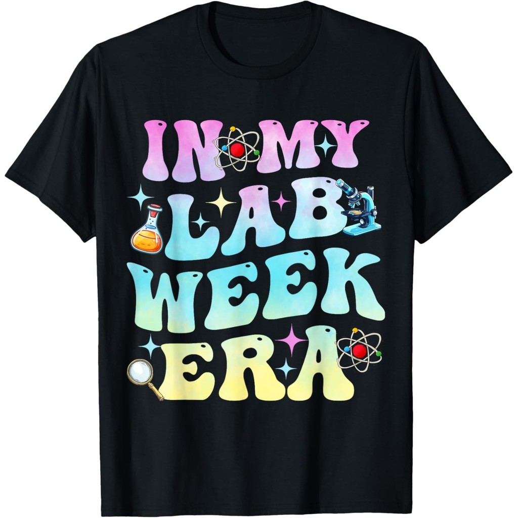 In My Lab Week Era สําหรับครู Student Lab Week Men เสื้อยืด